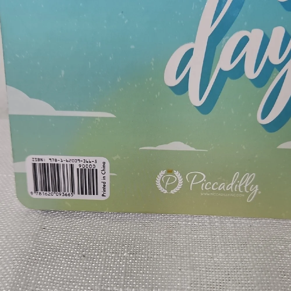 Piccadilly Good Day Every Day Blue and Purple Daily Productivity Planner